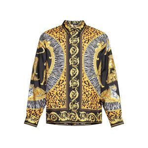 Versace Yellow Shirts Men